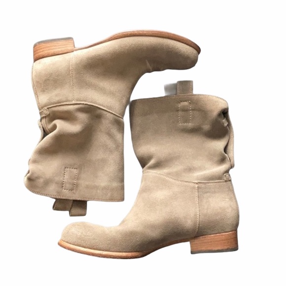 Alberto Fermani Shoes - Alberto Fermani Gray Umbria Suede Ankle Booties